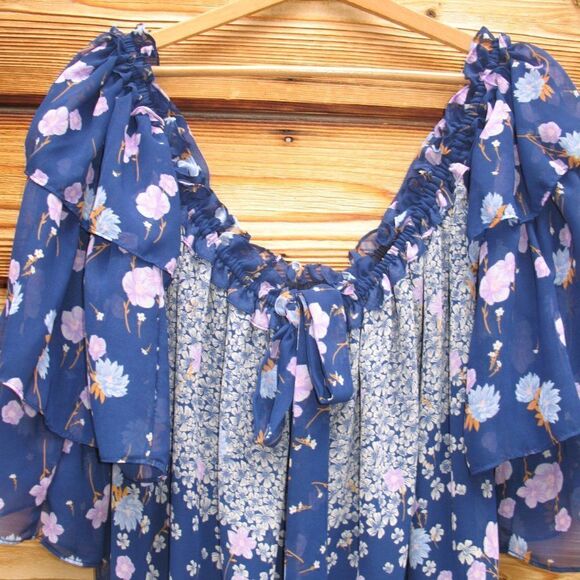 Misa Los Angeles Penille Floral Halter Top - Picture 5 of 10